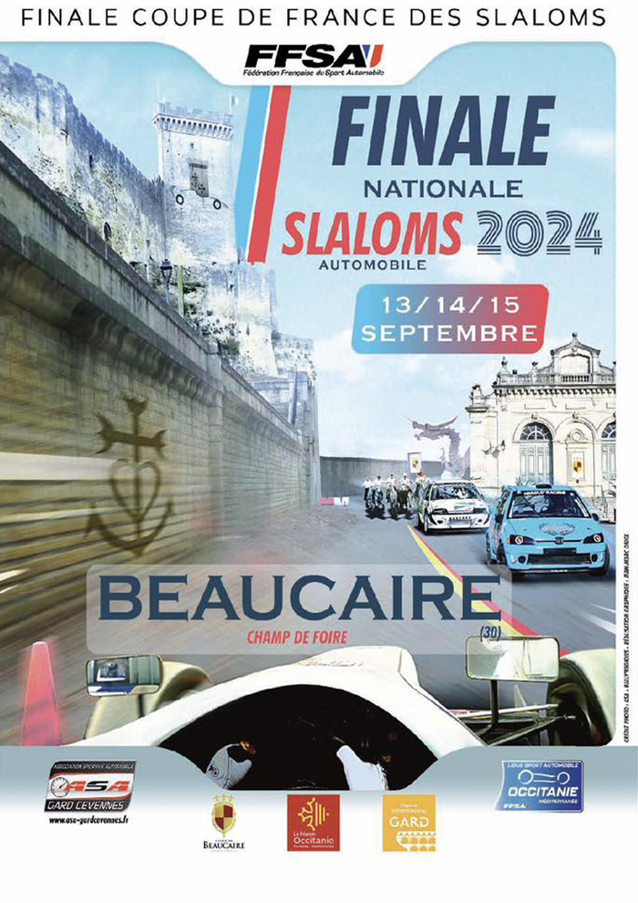 Finale des slaloms 13 14 15 septembre 2024 à Beaucaire ASA DU BOCAGE